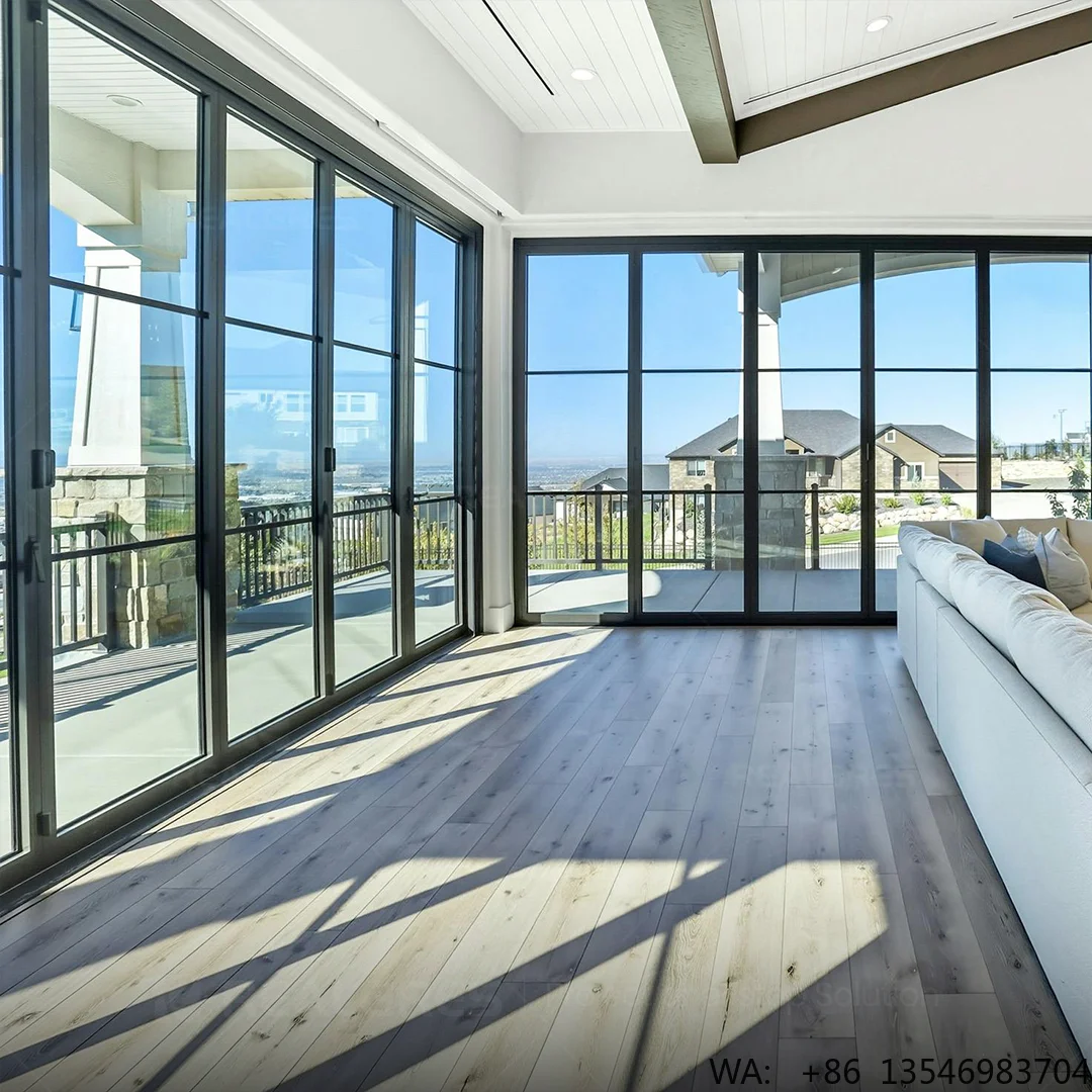 Realgres Folding Door Steel windows and Doors Narrow Border Double Glass Folding Patio Doors for Luxury Apartment
Realgres Folding Door Steel windows and Doors Narrow Border Double Glass Folding Patio Doors for Luxury Apartment