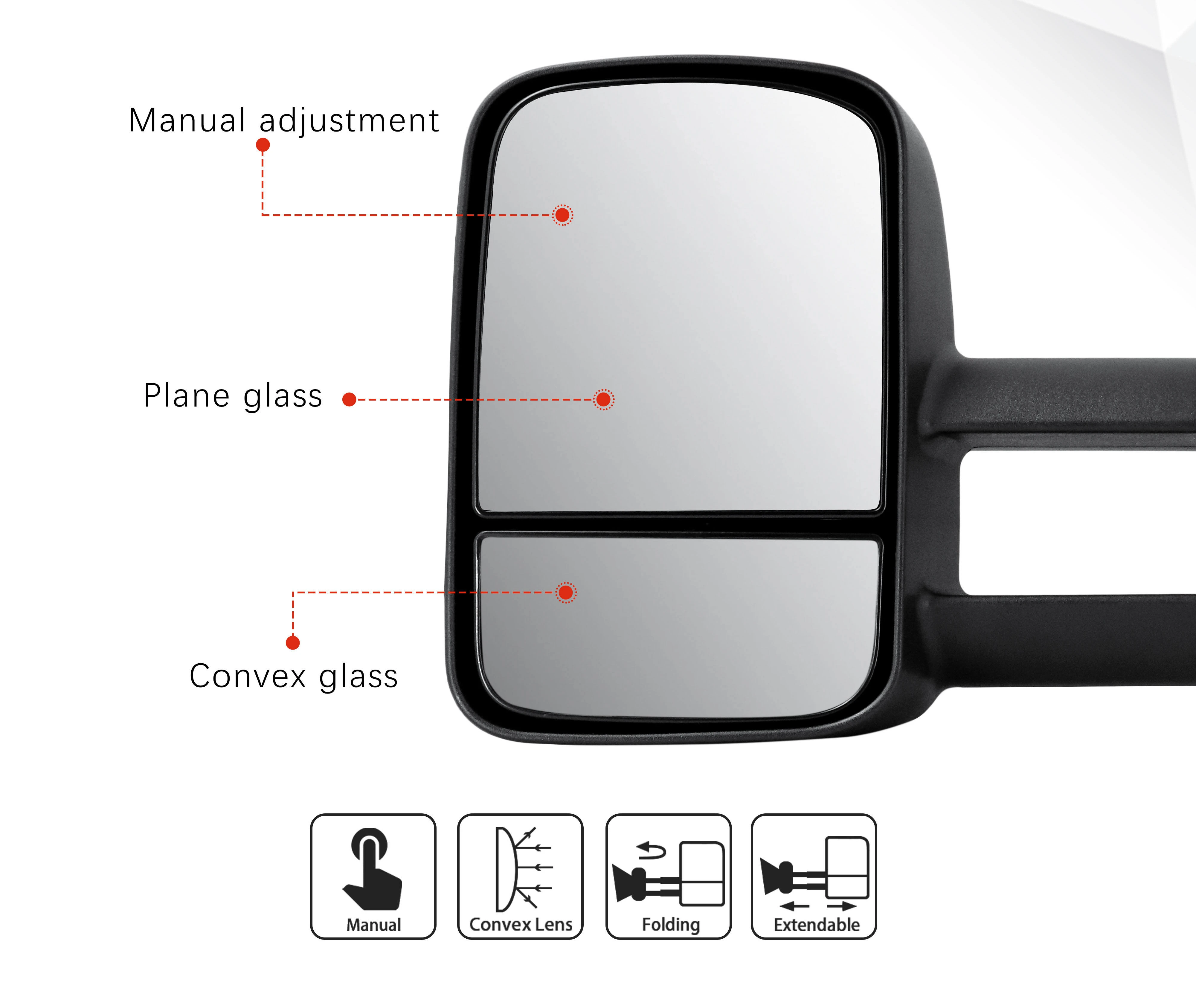 Wholesale CNDE Extendable Towing Side Mirror Right Fog Water New White for 2007 2008 2009 2010 2011 2012 Land
Wholesale CNDE Extendable Towing Side Mirror Right Fog Water New White for 2007 2008 2009 2010 2011 2012 Land