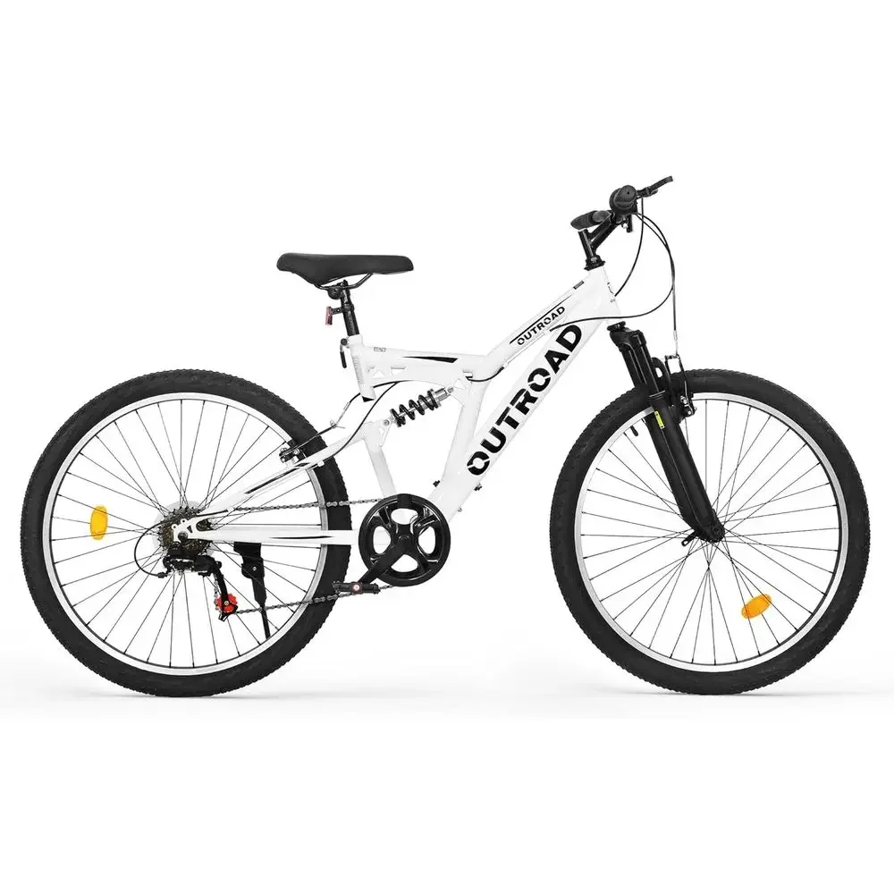 26 7-Speed Mountain Bike - High-Carbon Steel, V-Brakes, Adjustable Seat, Shock Absorption for Men & Women
26 7-Speed Mountain Bike - High-Carbon Steel, V-Brakes, Adjustable Seat, Shock Absorption for Men & Women