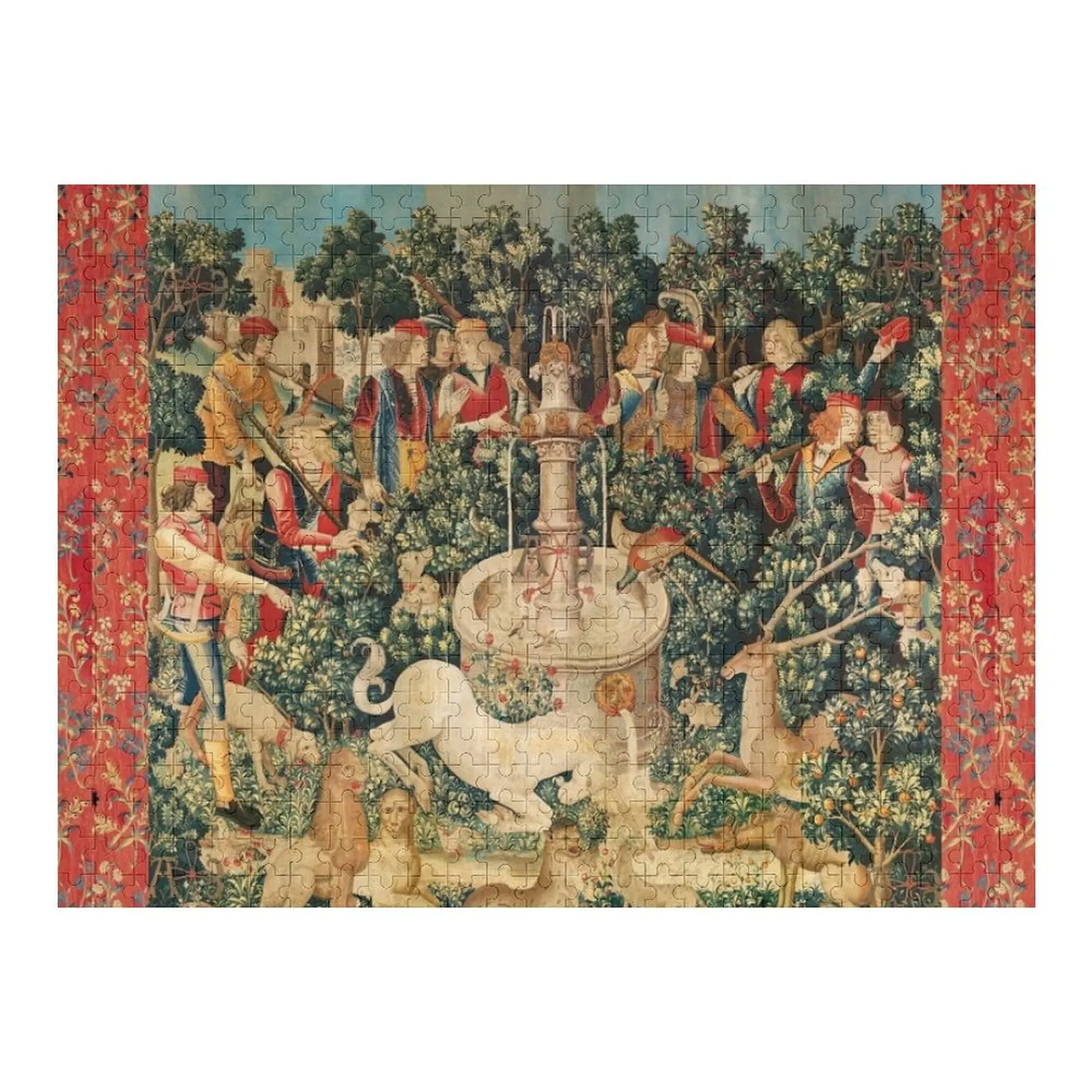 UNICORN IS FOUND / Fountain,Other Animals,Green Floral Jigsaw Puzzle Wooden Decor Paintings Adult Wooden Puzzle
UNICORN IS FOUND / Fountain,Other Animals,Green Floral Jigsaw Puzzle Wooden Decor Paintings Adult Wooden Puzzle