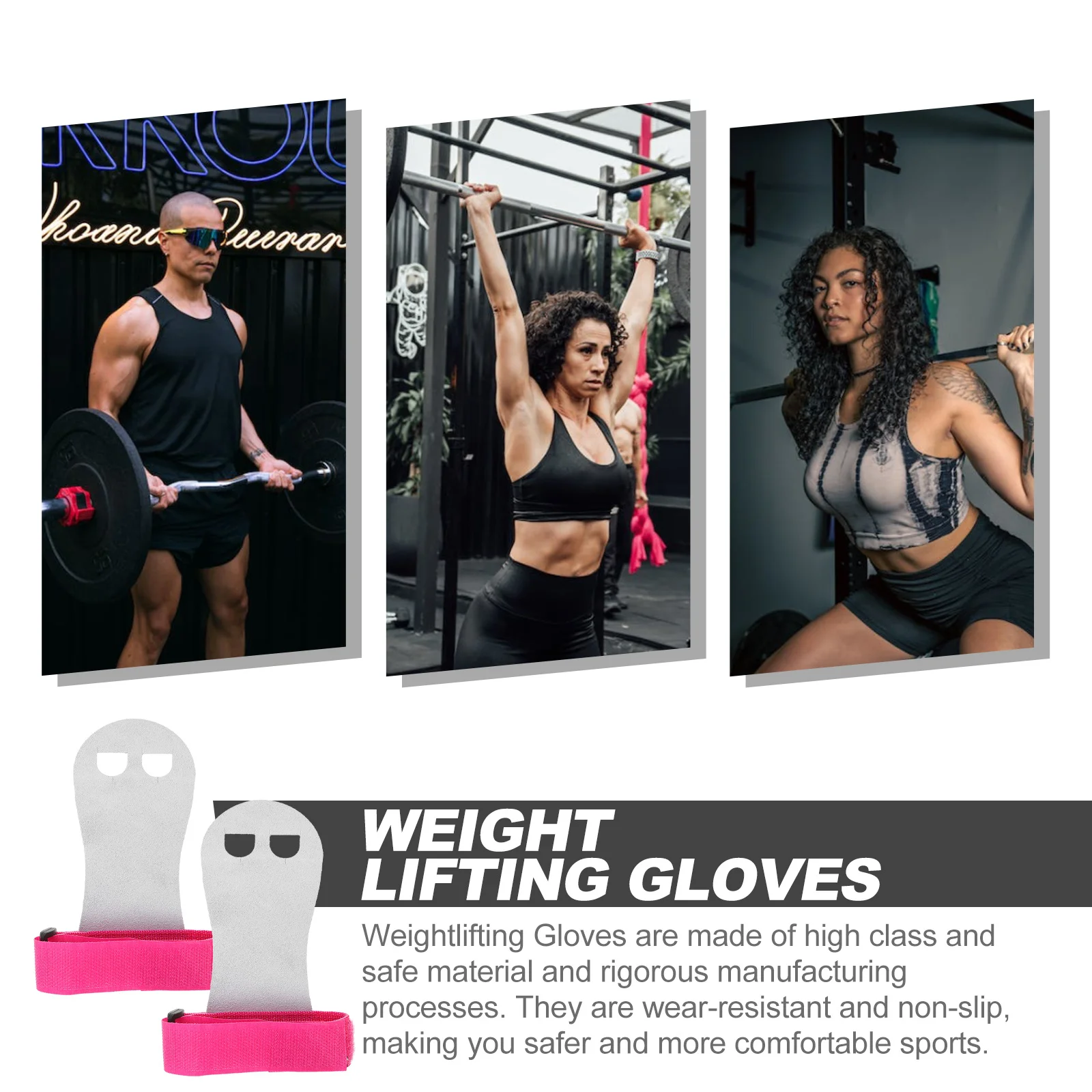 1 Pair Non-Slip Weight Lifting Gloves High Elasticity Open Finger Design Men Barbell Palm Guards Gym Fitness Sports Equipment
1 Pair Non-Slip Weight Lifting Gloves High Elasticity Open Finger Design Men Barbell Palm Guards Gym Fitness Sports Equipment