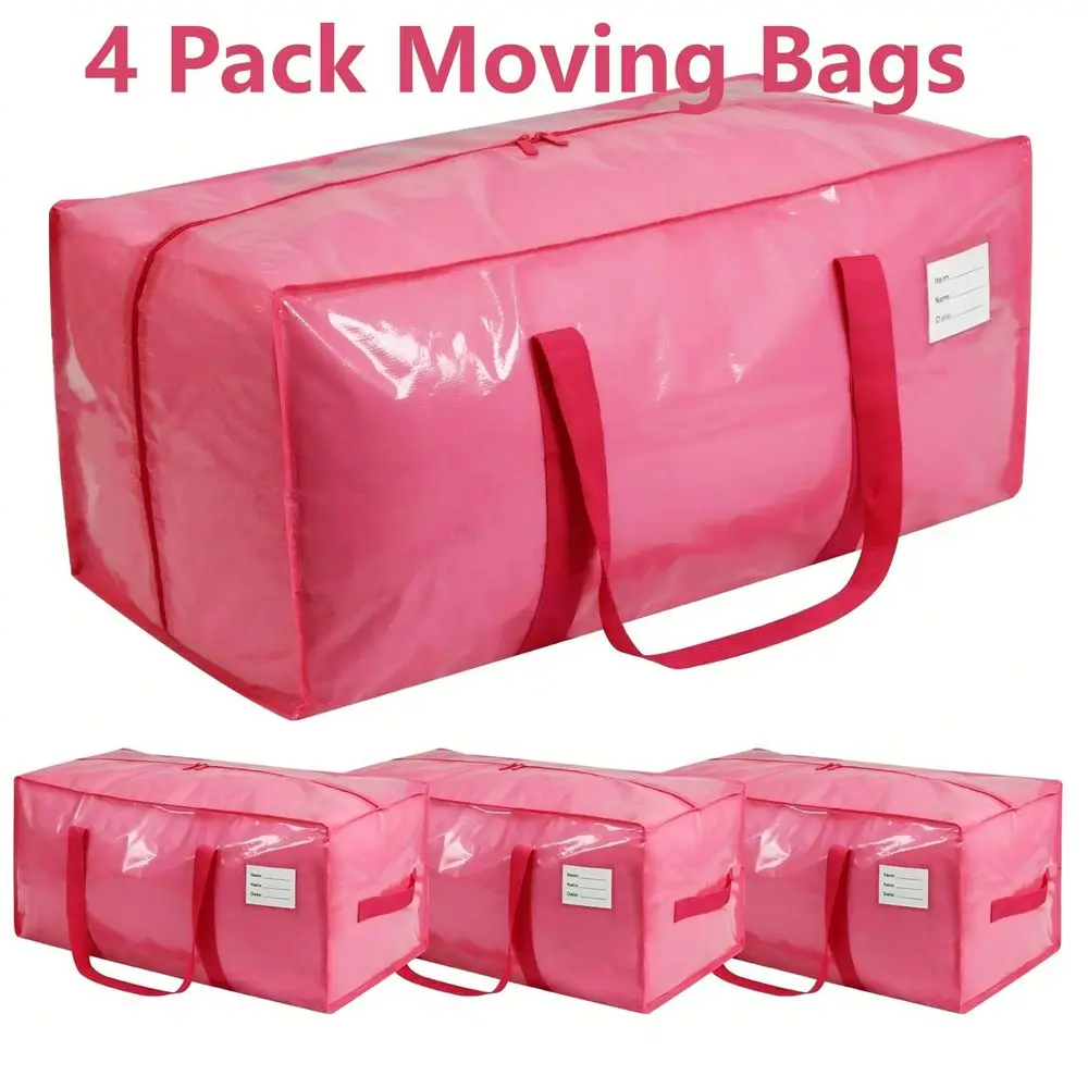 Pack Large Moving Bags, Extra Heavy Duty Large Moving Bags With Comfortable Handle Strong Zipper, Storage Totes For Space Savin
Pack Large Moving Bags, Extra Heavy Duty Large Moving Bags With Comfortable Handle Strong Zipper, Storage Totes For Space Savin