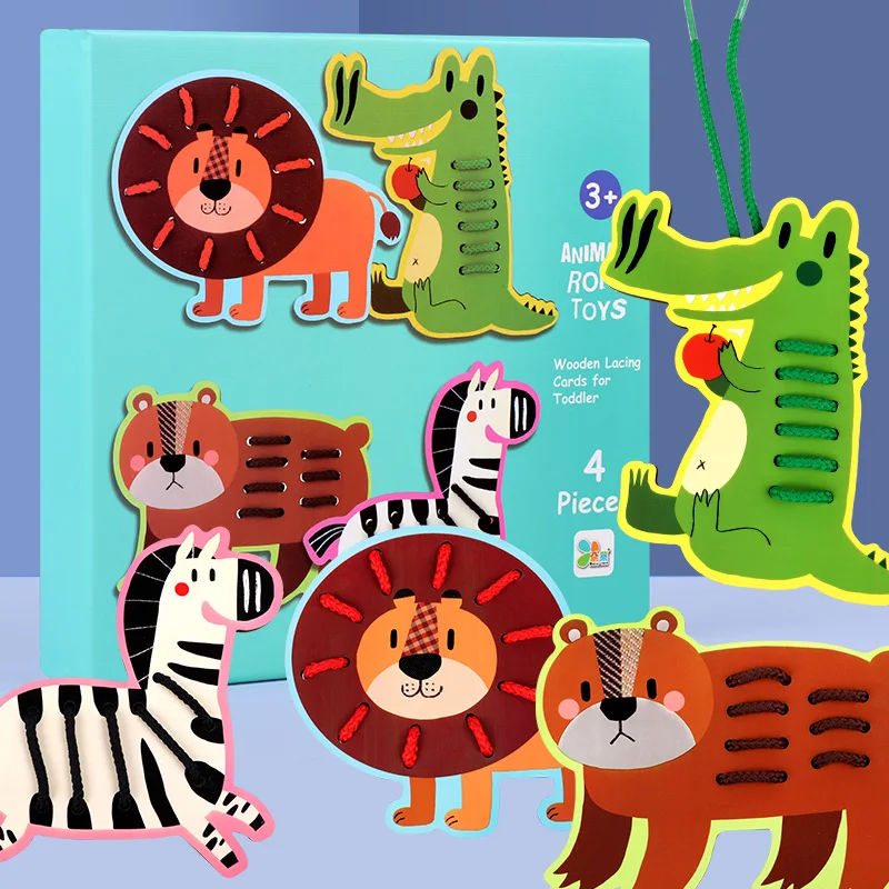Animal and Vegetable Stringing Toy Set Features various patterns for stringing Helps children practice fine motor skills while h
Animal and Vegetable Stringing Toy Set Features various patterns for stringing Helps children practice fine motor skills while h