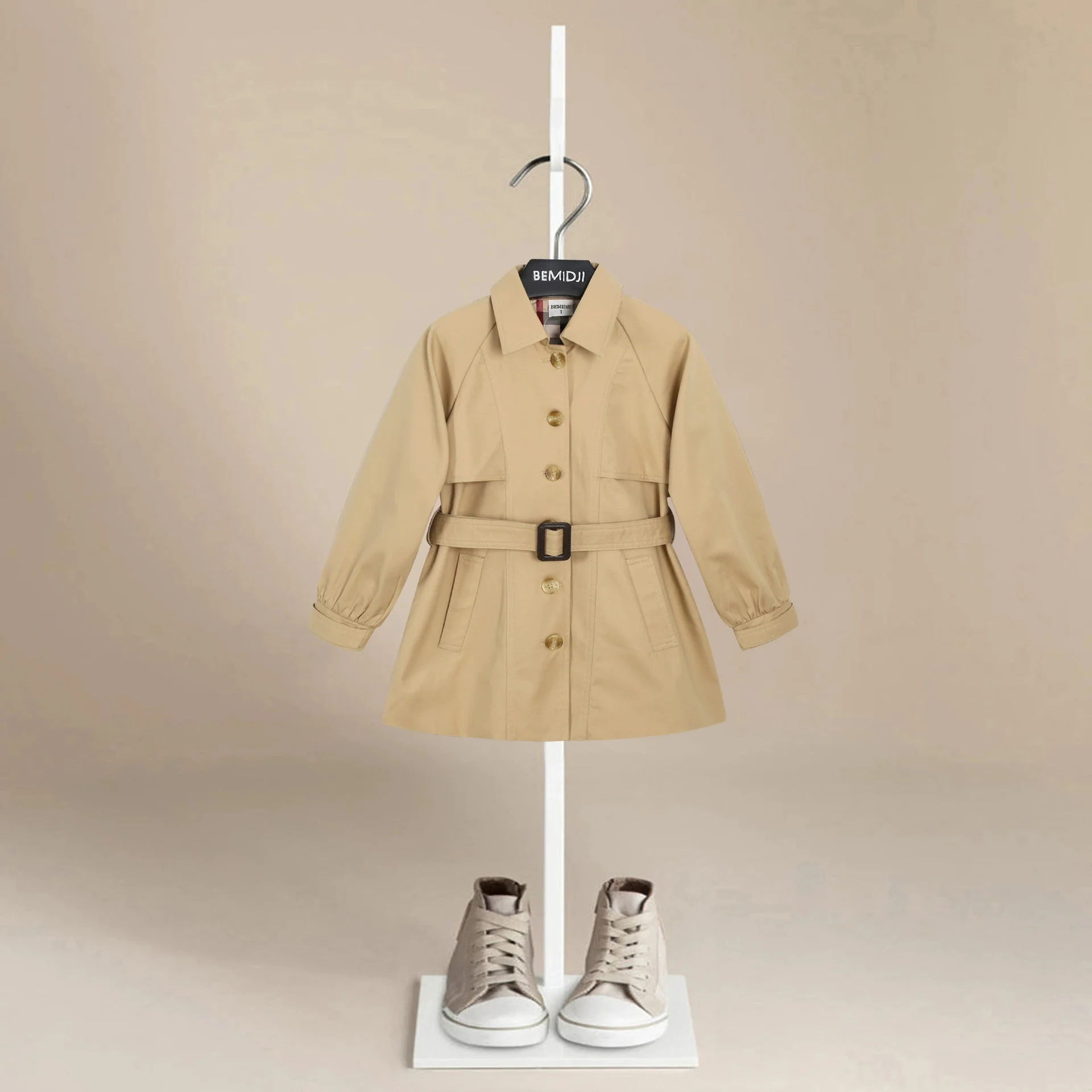 Girls Trench Coat Autumn/Winter Children Jacket Thickened Handsome Top Mid Length Double Breasted Cardigan Girls Windbreaker
Girls Trench Coat Autumn/Winter Children Jacket Thickened Handsome Top Mid Length Double Breasted Cardigan Girls Windbreaker