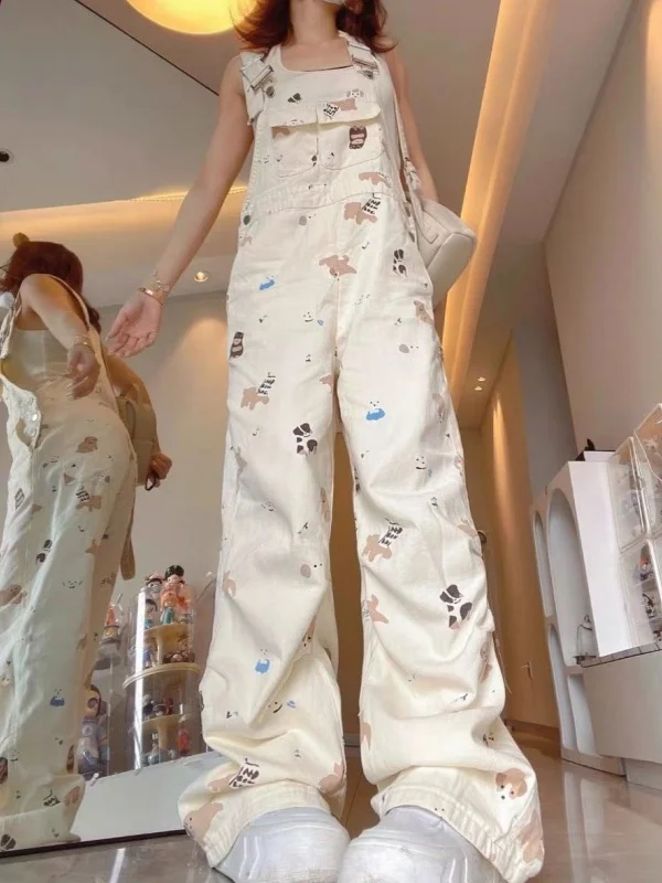 Cute Straight Leg Denim Overalls Women's Spring Summer New Style Fufu Design Slimming Jeans Overalls High Waist Cotton Blend
Cute Straight Leg Denim Overalls Women's Spring Summer New Style Fufu Design Slimming Jeans Overalls High Waist Cotton Blend