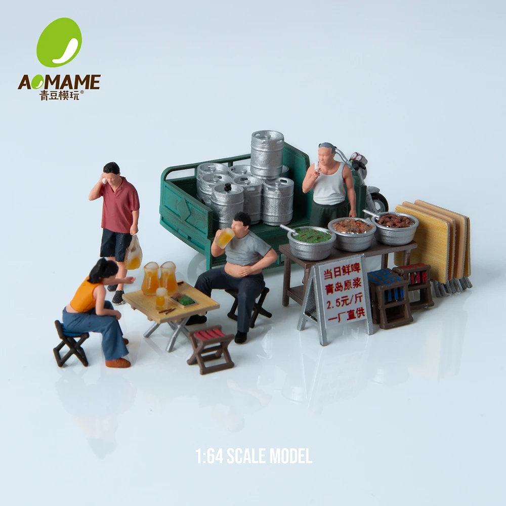 Kicarmod 1/64 Night Market Series Beer Stands Model and Figure Toy-3D Printed Resin Miniature Scene Diorama Collectible Gift
Kicarmod 1/64 Night Market Series Beer Stands Model and Figure Toy-3D Printed Resin Miniature Scene Diorama Collectible Gift