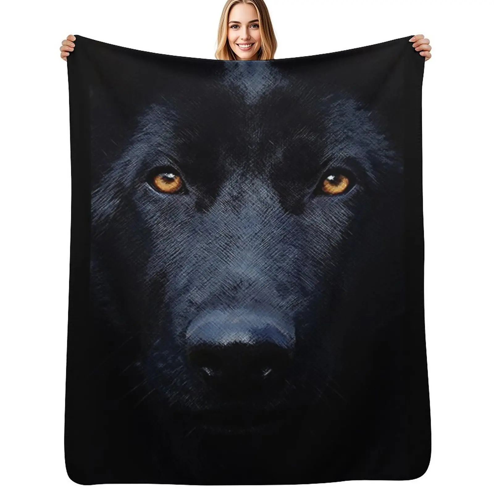 Black German Shepherd Throw Blanket Cozy Microfiber Throw Blanket for Home Bedroom
Black German Shepherd Throw Blanket Cozy Microfiber Throw Blanket for Home Bedroom