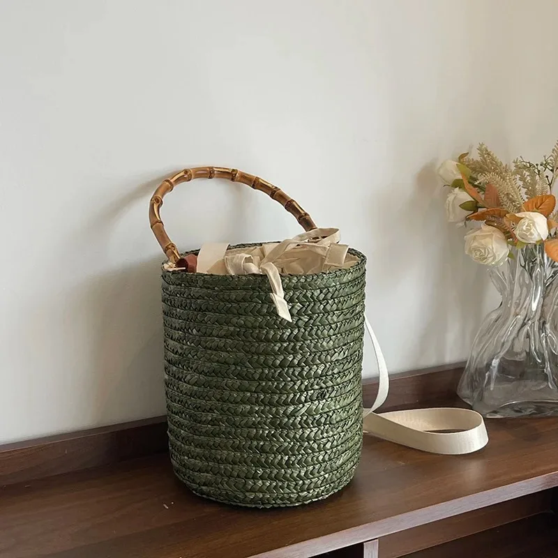 Straw Woven String Beach Shoulder Bags Exquisite Trend Fashion Female Bags on Sale 2025 Brand Solid Design Women's Handbags
Straw Woven String Beach Shoulder Bags Exquisite Trend Fashion Female Bags on Sale 2025 Brand Solid Design Women's Handbags