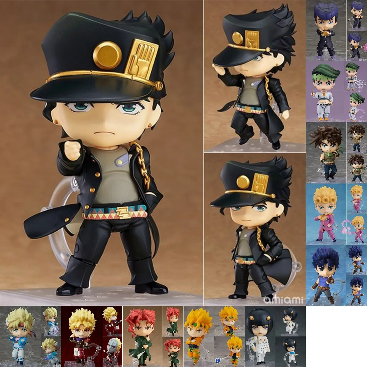 #985 #1815 #1256 Jojo Bizarre Adventures Weather Report Figurine Narancia Ghirga Narciso Anasui Action Figure Movable PVC Toys
#985 #1815 #1256 Jojo Bizarre Adventures Weather Report Figurine Narancia Ghirga Narciso Anasui Action Figure Movable PVC Toys