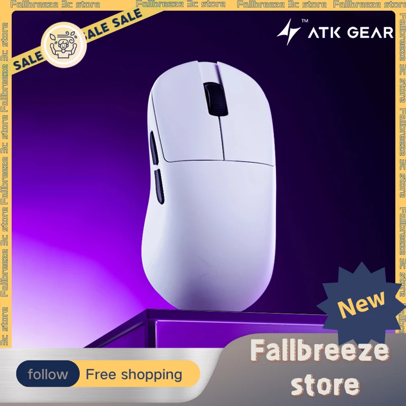 Беспроводная мышь ATK U2, трехрежимная мышь, легкая Paw3950 Paw3395, 8000 Гц, игровая мышь с низкой задержкой, аксессуары для ПК для FPS Gamer
Беспроводная мышь ATK U2, трехрежимная мышь, легкая Paw3950 Paw3395, 8000 Гц, игровая мышь с низкой задержкой, аксессуары для ПК для FPS Gamer