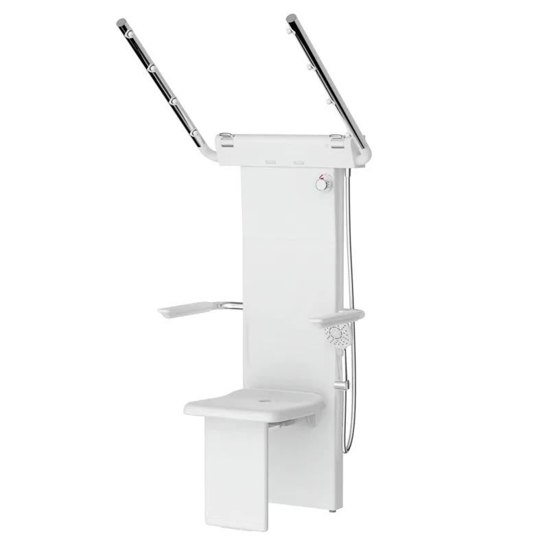 Многофункциональное настенное складное кресло-подлокотник для душа с термостатом
Многофункциональное настенное складное кресло-подлокотник для душа с термостатом