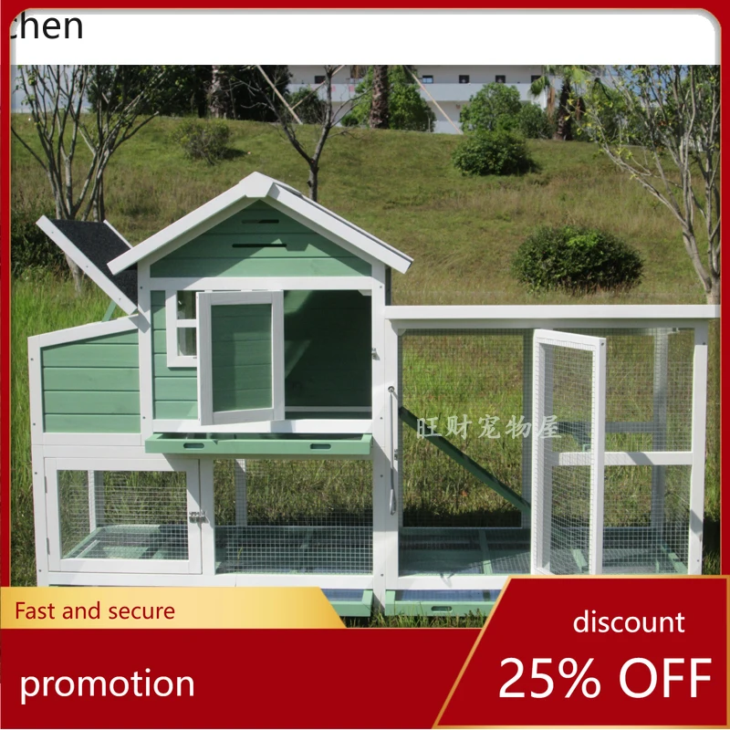 HXL Outdoor Solid Wood Chicken Coop Chicken Nest Cat House Dog House Villa Household Large Cage Breeding Cage
HXL Outdoor Solid Wood Chicken Coop Chicken Nest Cat House Dog House Villa Household Large Cage Breeding Cage