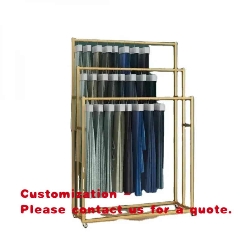 custom.Curtain Scarves Clothing Belt Grament Rack Golden Home Textile Knock Down 3 Tiers Multi-role Hanging Display Stand
custom.Curtain Scarves Clothing Belt Grament Rack Golden Home Textile Knock Down 3 Tiers Multi-role Hanging Display Stand