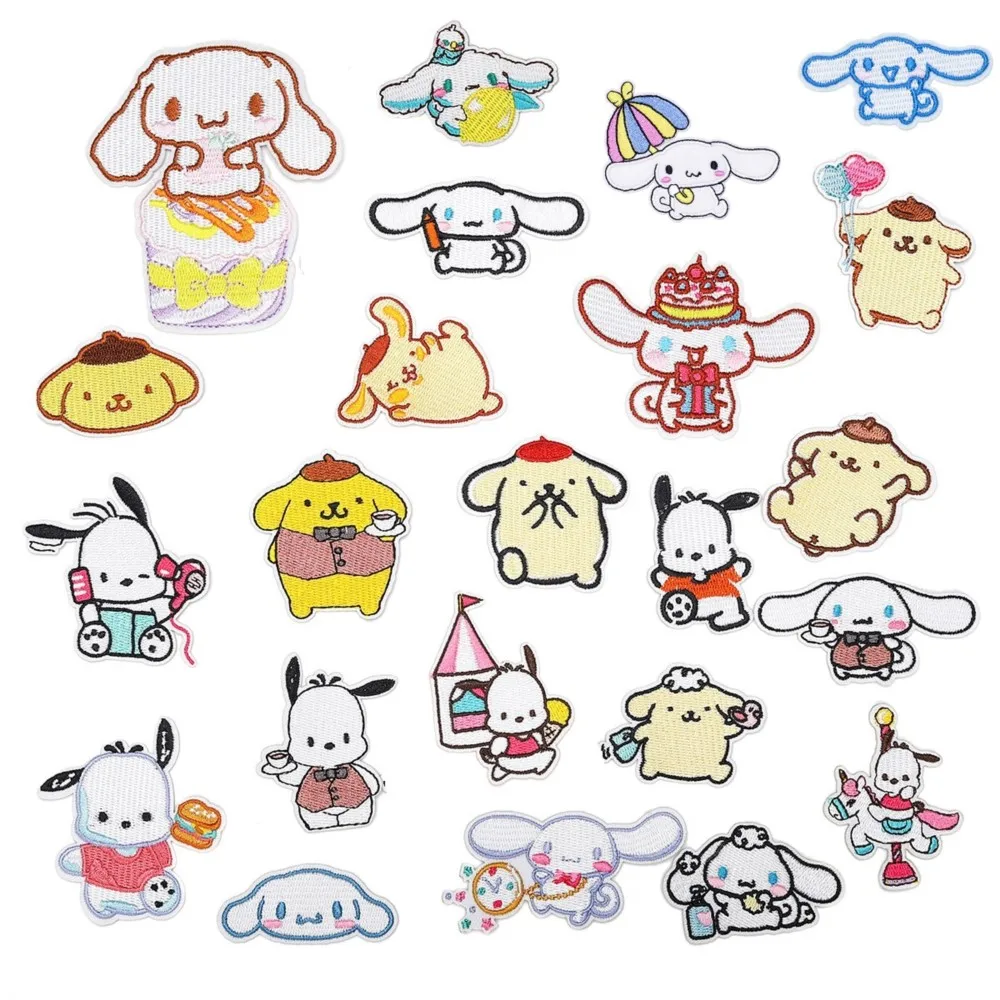 6/10Pcs Anime Cinnamoroll Pochacco Pompom Purin Kwaii Applique For Sew Child Clothes Iron on Embroidery Patches Coat Stickers
6/10Pcs Anime Cinnamoroll Pochacco Pompom Purin Kwaii Applique For Sew Child Clothes Iron on Embroidery Patches Coat Stickers