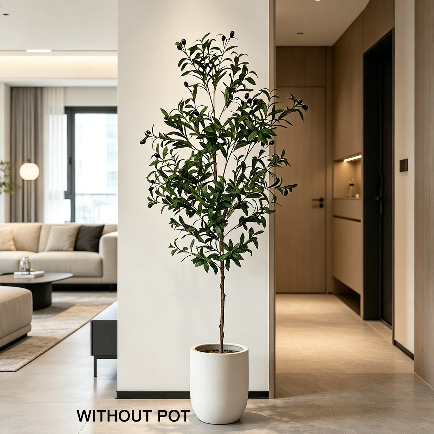 120-180cm/5.9ft Artificial Olive Tree plant indoor outdoor Ornament Fake Plant for Home garden Balcony Living Room Decoration
120-180cm/5.9ft Artificial Olive Tree plant indoor outdoor Ornament Fake Plant for Home garden Balcony Living Room Decoration
