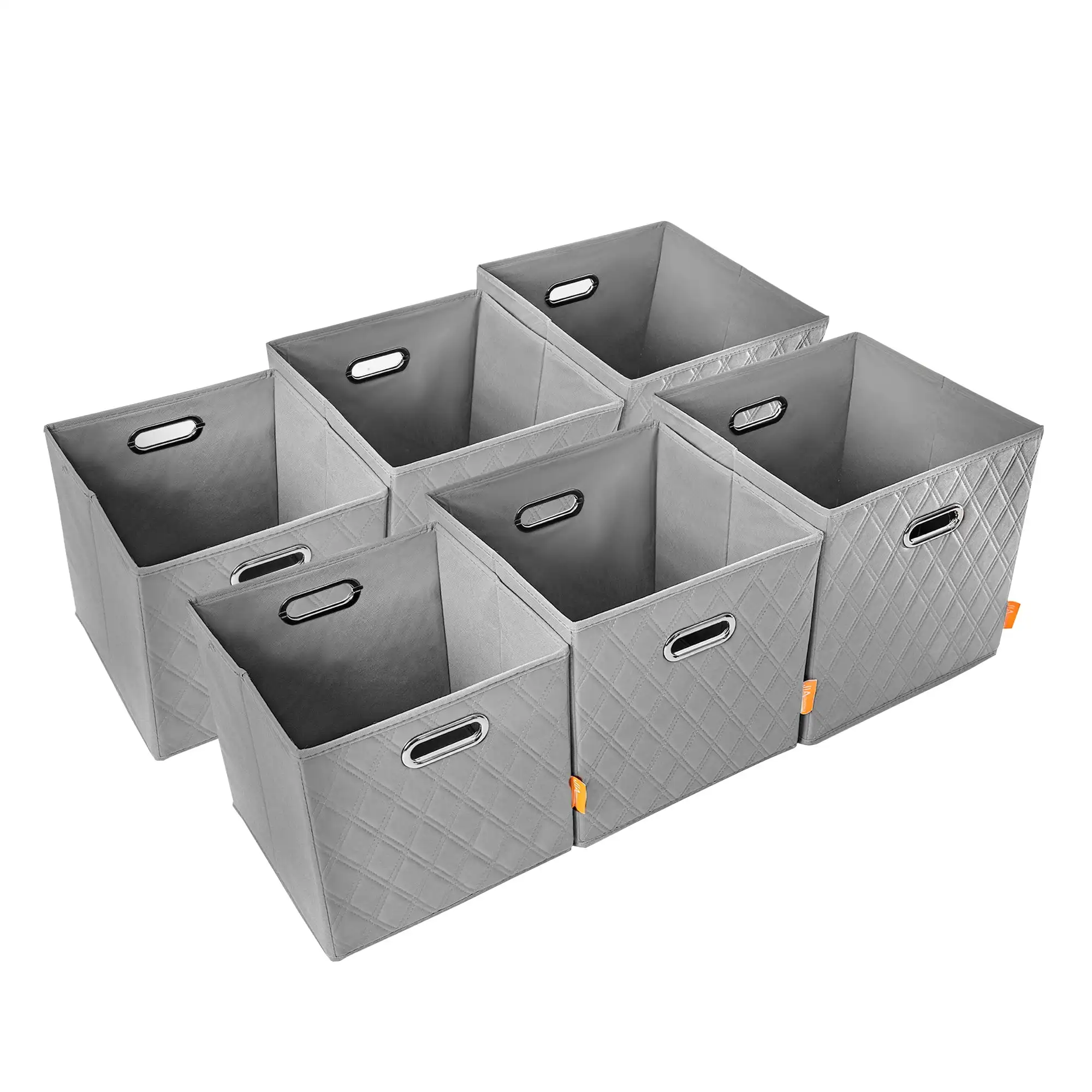 Jiaessentials Gray Closet Organizers, 3 Size Storage Cube Bins with Air Freshener
Jiaessentials Gray Closet Organizers, 3 Size Storage Cube Bins with Air Freshener