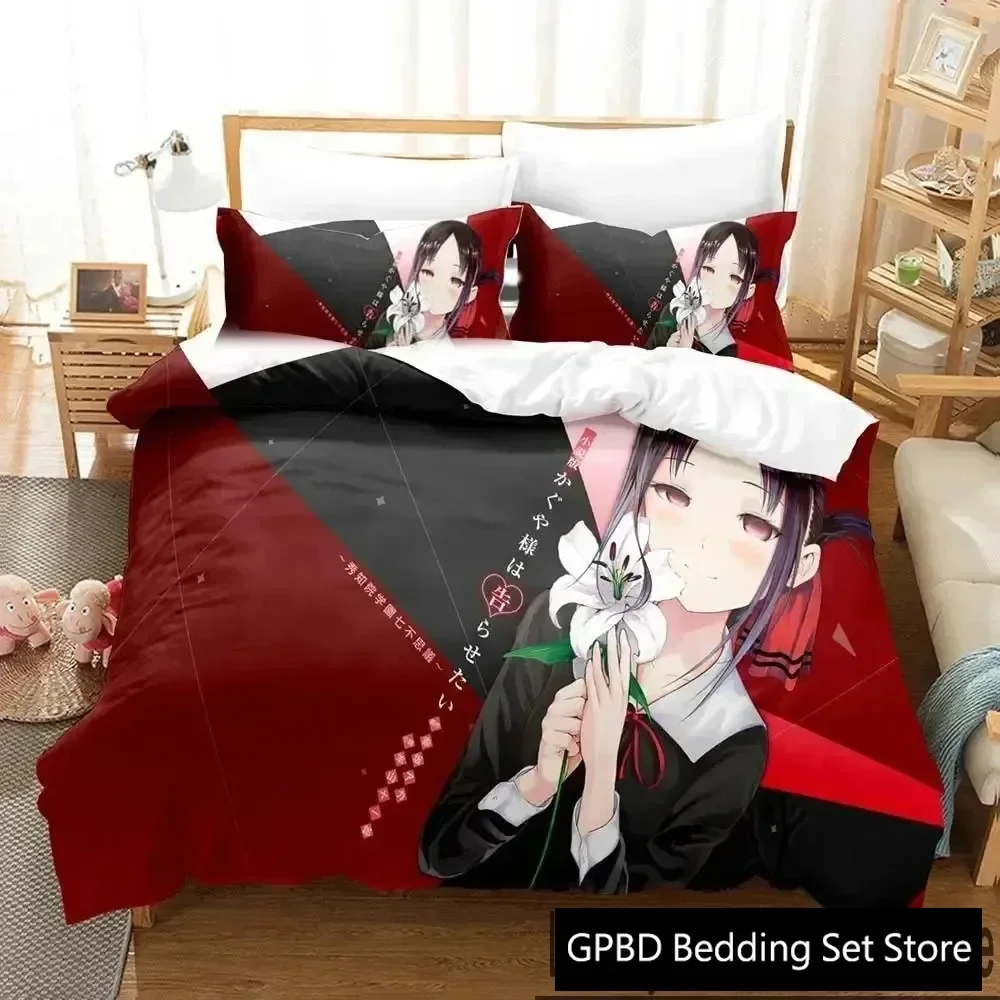 Anime Kaguya-sama Love Is War Bedding Set Duvet Cover Bed Set Quilt Cover Pillowcase Comforter king Queen Size Boys Adult
Anime Kaguya-sama Love Is War Bedding Set Duvet Cover Bed Set Quilt Cover Pillowcase Comforter king Queen Size Boys Adult