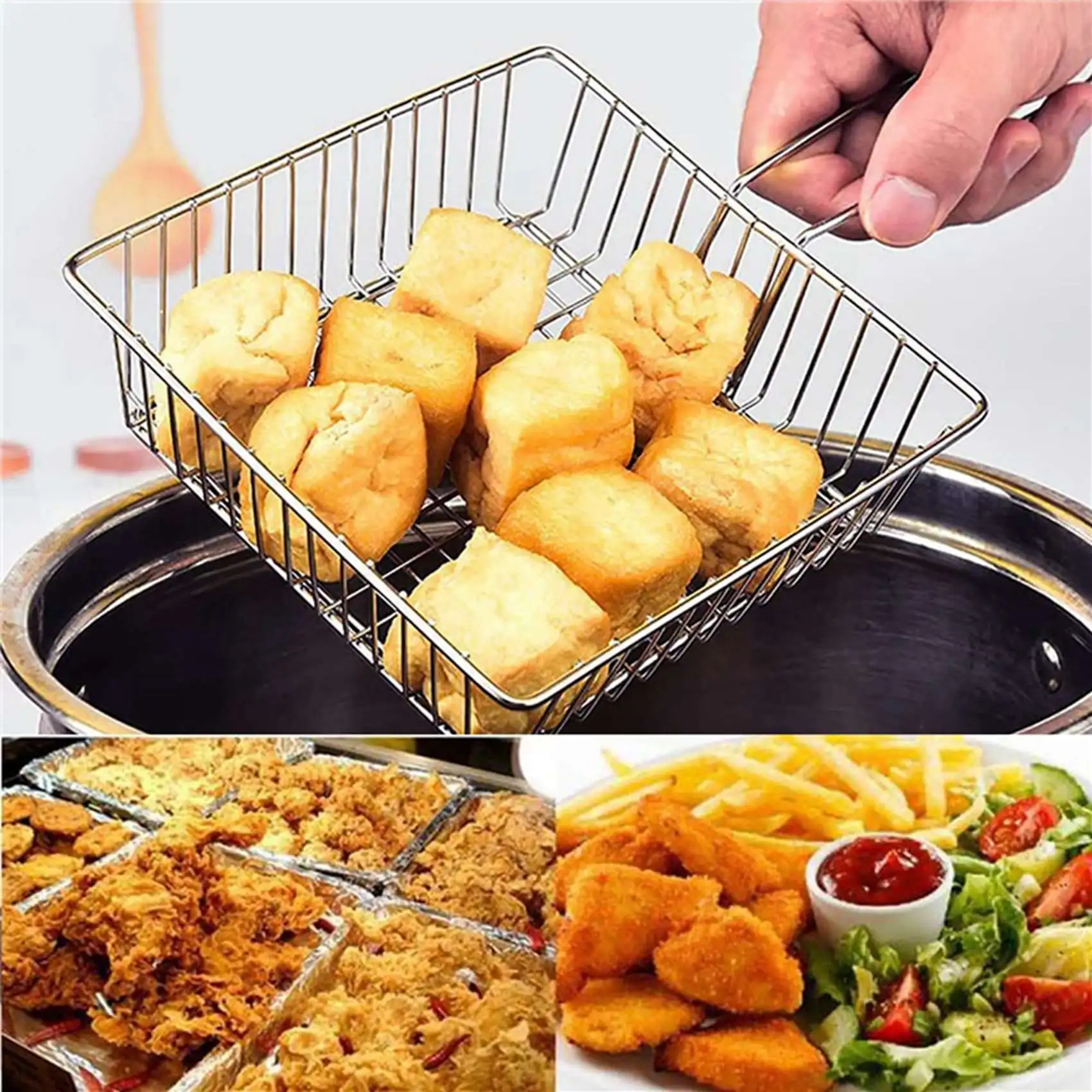 Мини-корзины для жарки, корзина для картофеля фри, корзины для презентаций жареной еды и корзины для картофеля фри для кухонного барбекю-BAAQ
Мини-корзины для жарки, корзина для картофеля фри, корзины для презентаций жареной еды и корзины для картофеля фри для кухонного барбекю-BAAQ