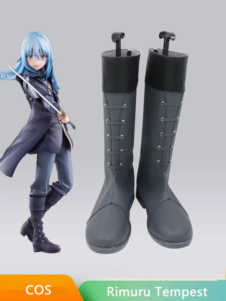 Tensei Shitara Slime Datta Ken That Time I Got Reincarnated as a Slime Rimuru Tempest Cosplay Shoes Handmade Faux Leather Boots 
Tensei Shitara Slime Datta Ken That Time I Got Reincarnated as a Slime Rimuru Tempest Cosplay Shoes Handmade Faux Leather Boots