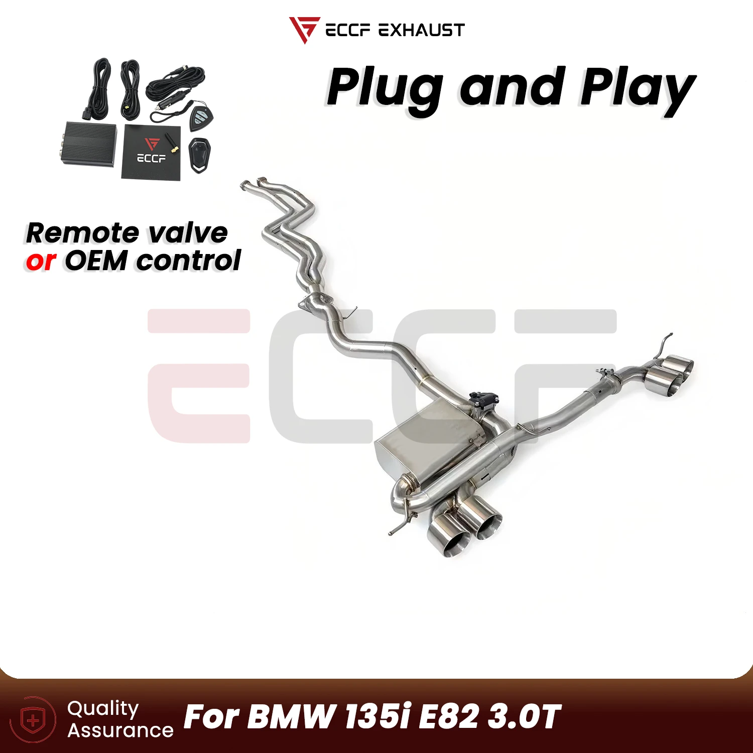 Aggressive Exhaust Sound T304 Stainless Steel Catback Exhaust FOR BMW 135i E82 3.0T Plug and Play Performance Upgrade
Aggressive Exhaust Sound T304 Stainless Steel Catback Exhaust FOR BMW 135i E82 3.0T Plug and Play Performance Upgrade