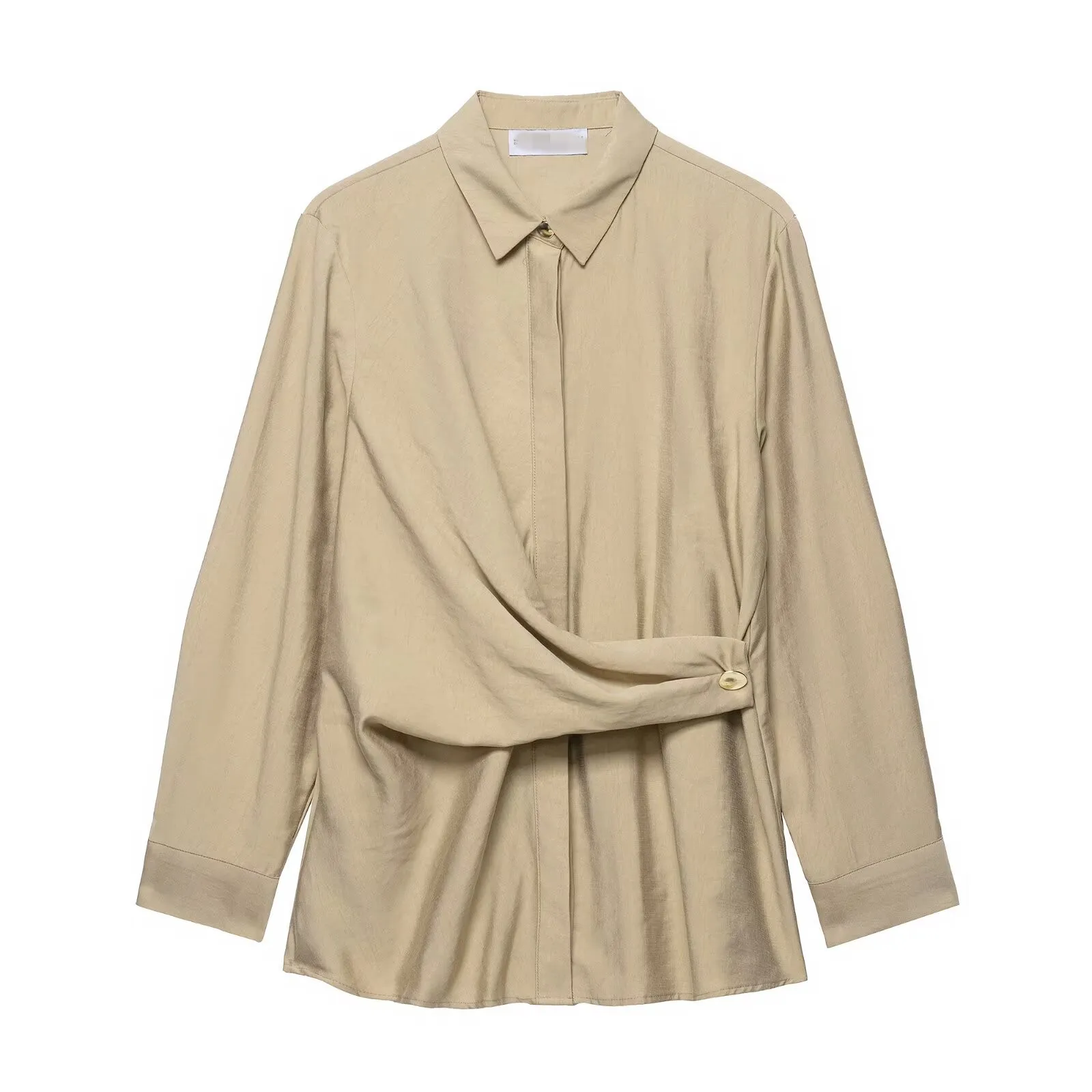 New Autumn Fashion Casual Long Sleeve Turn-down Collar Solid Color Loose Fit Shirt + Elastic Waist Wide Leg Pants Set
New Autumn Fashion Casual Long Sleeve Turn-down Collar Solid Color Loose Fit Shirt + Elastic Waist Wide Leg Pants Set