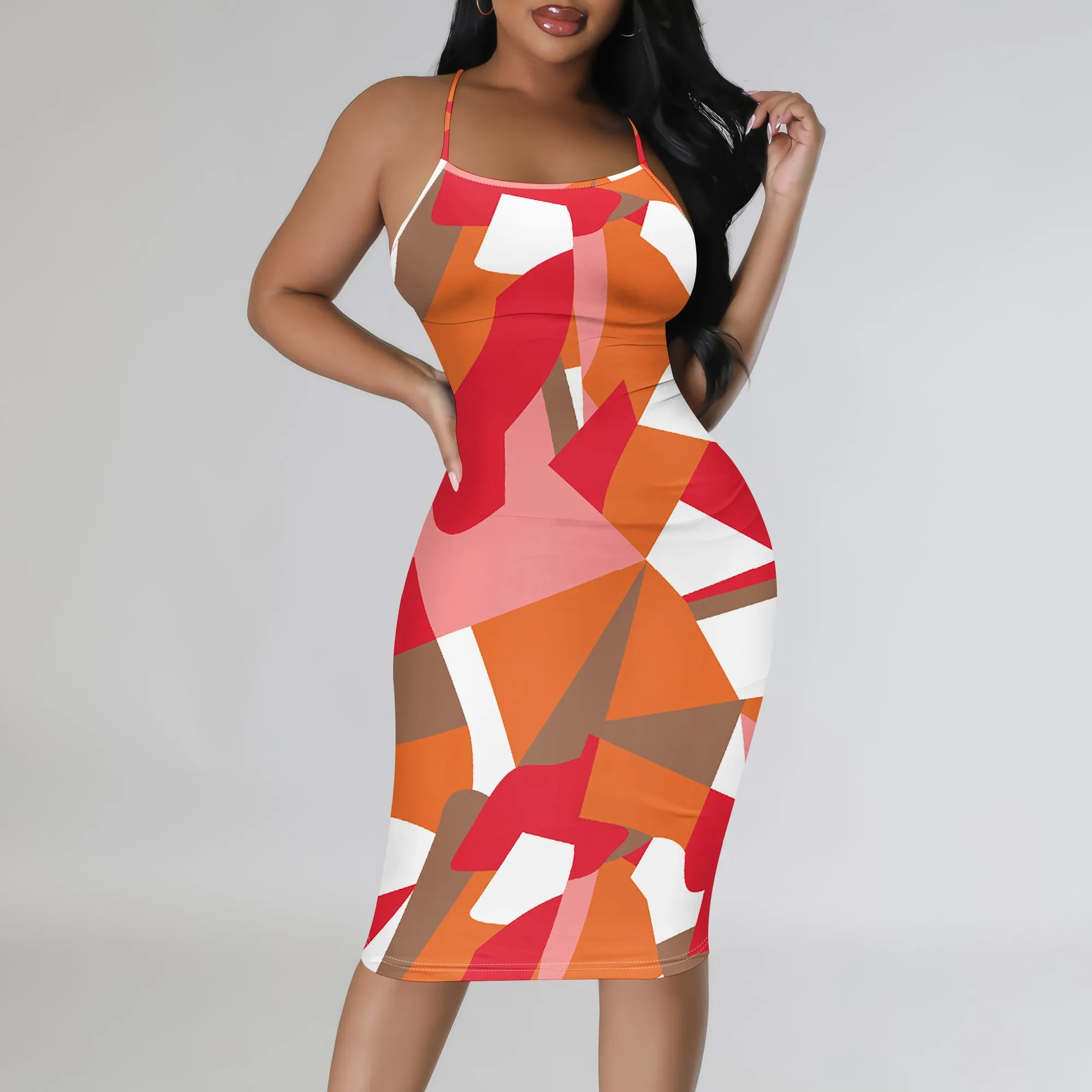 Womens Fashion Sleeveless Loose Sexy Slip Dress Vacation Scoop Neck Dress Print Sleeveless Print Casual Dress
Womens Fashion Sleeveless Loose Sexy Slip Dress Vacation Scoop Neck Dress Print Sleeveless Print Casual Dress