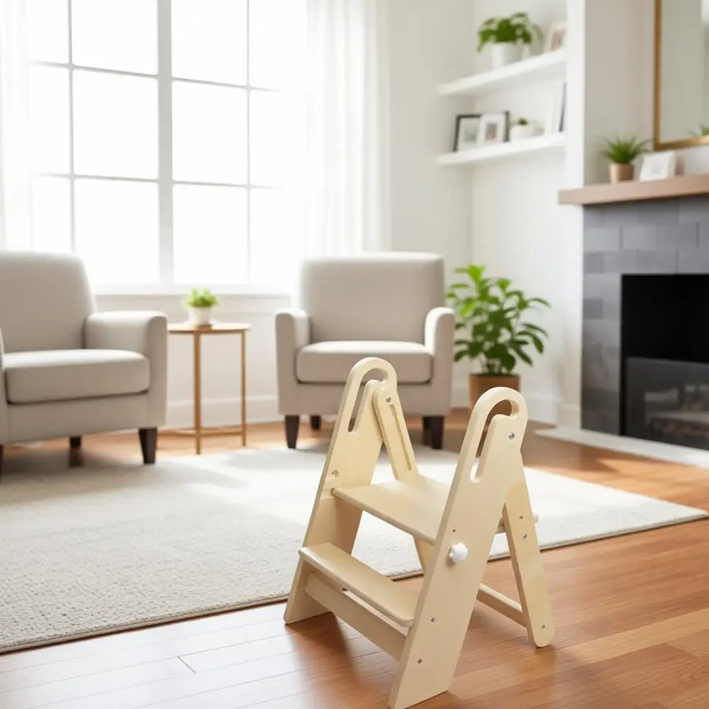 Adjustable Toddler Step Stool for Bathroom, Kitchen, and Potty Training with Handles
Adjustable Toddler Step Stool for Bathroom, Kitchen, and Potty Training with Handles