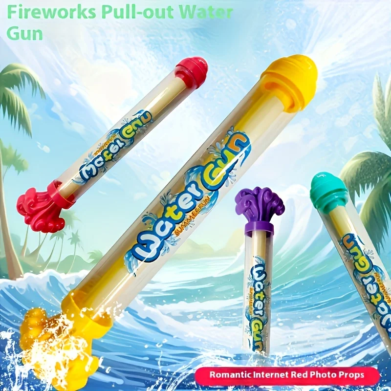 1/4pcs Push-Pop Firework Water Gun, Romantic Firecracker Sprayer for Pool Party, Outdoor Fun Beach Toy, Holiday Gift, Pool Toys
1/4pcs Push-Pop Firework Water Gun, Romantic Firecracker Sprayer for Pool Party, Outdoor Fun Beach Toy, Holiday Gift, Pool Toys