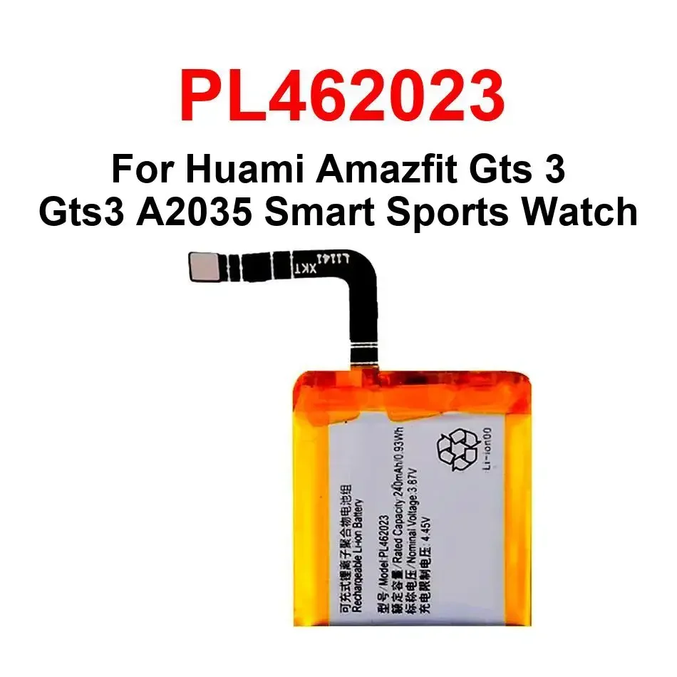 PL462023 For Huami Amazfit Gts 3 Gts3 A2035 Smart Sports Watch Smart Sports Watch Battery Eco-Friendly Rechargeable
PL462023 For Huami Amazfit Gts 3 Gts3 A2035 Smart Sports Watch Smart Sports Watch Battery Eco-Friendly Rechargeable