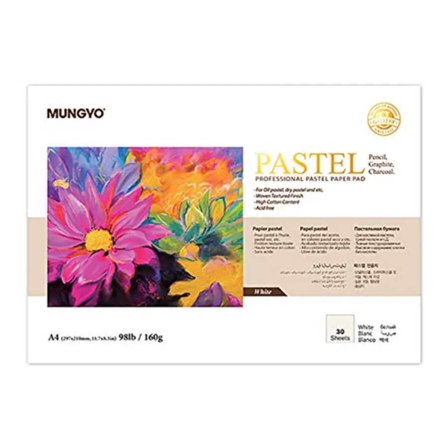 Professional Pastel Paper Pad A4 Size for Oil Pastel, Dry Pastel 30 Sheets White
Professional Pastel Paper Pad A4 Size for Oil Pastel, Dry Pastel 30 Sheets White
