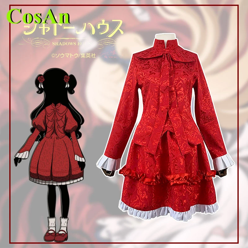 Hot Anime Shadows House Kate Cosplay Costume Female Elegant Lovely Red Uniform Dress Activity Party Role Play Clothing XS-XL
Hot Anime Shadows House Kate Cosplay Costume Female Elegant Lovely Red Uniform Dress Activity Party Role Play Clothing XS-XL