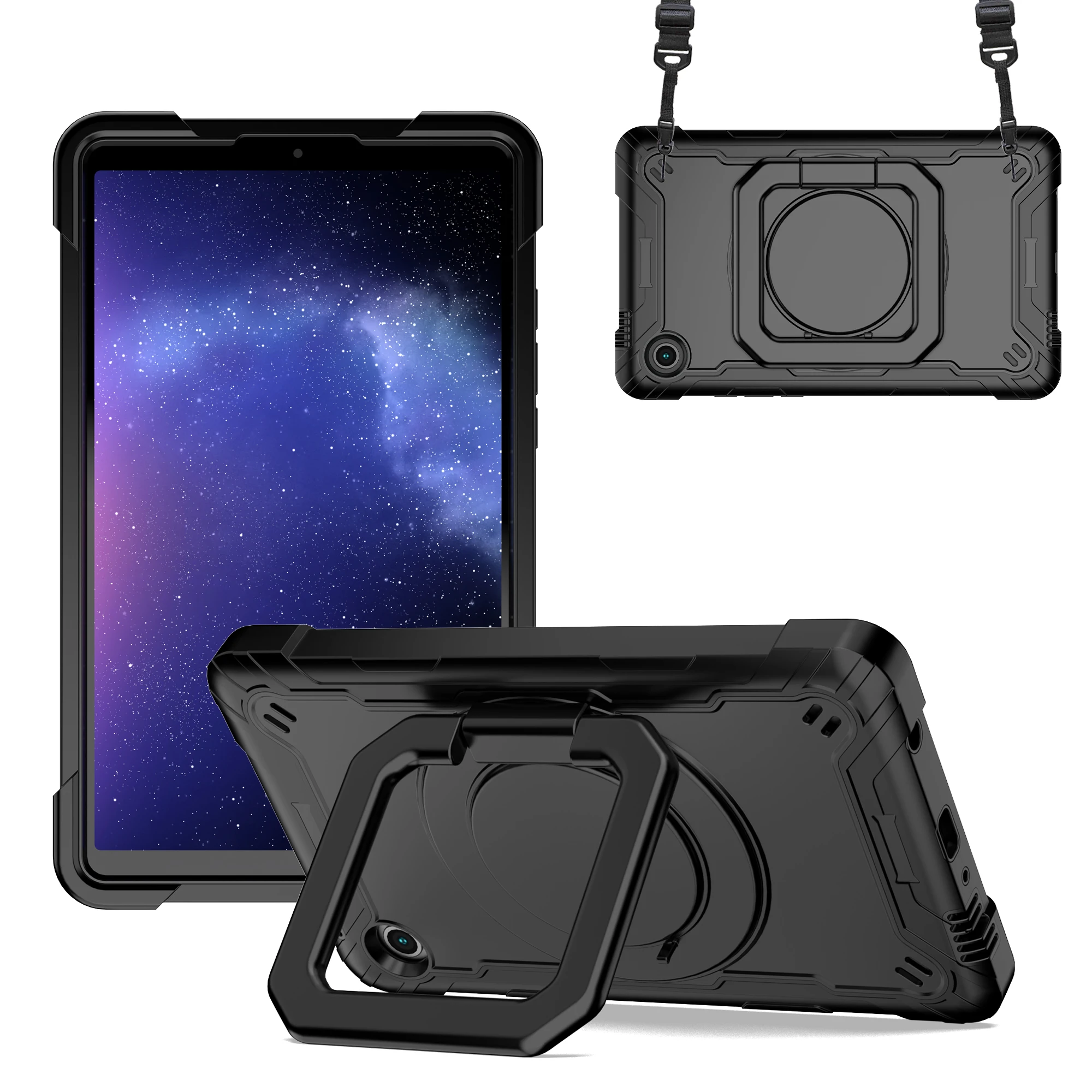 Case for Galaxy Tab A11 8.7 Inch 2025-Heavy Duty Shockproof Cover 360 Rotating Grip/Stable Kickstand/Shoulder Strap
Case for Galaxy Tab A11 8.7 Inch 2025-Heavy Duty Shockproof Cover 360 Rotating Grip/Stable Kickstand/Shoulder Strap