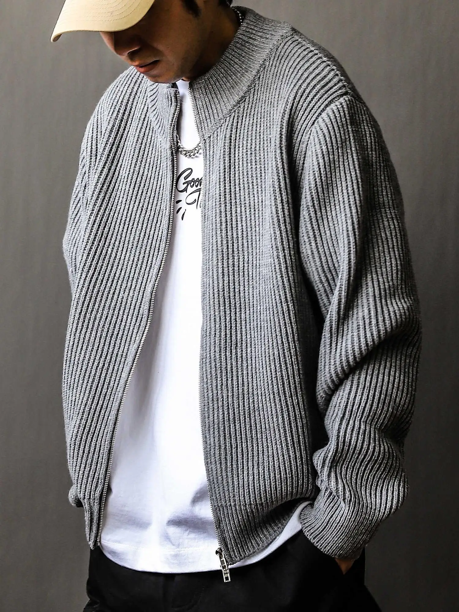 Мужской вязаный кардиган Thiened: новый, свободный крой, осенне-зимний, повседневный, очень теплый, утолщенный свитер-пальто
Мужской вязаный кардиган Thiened: новый, свободный крой, осенне-зимний, повседневный, очень теплый, утолщенный свитер-пальто