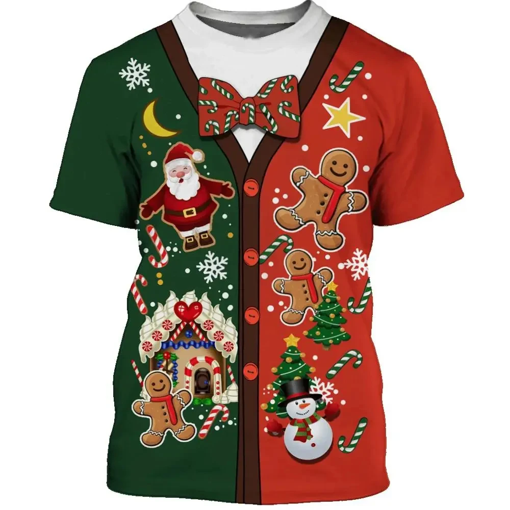 New men's O-neck Christmas T-shirt, children's 3D printed casual short sleeved T-shirt, large hip-hop streetwear, role-playing
New men's O-neck Christmas T-shirt, children's 3D printed casual short sleeved T-shirt, large hip-hop streetwear, role-playing