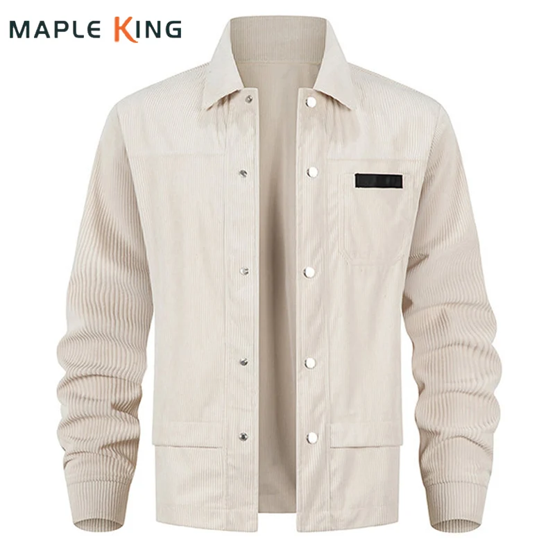 Vintage Corduroy Jacket Man Coat Veste Homme Streetwear Outdoor Spring Autumn Mens Casual Solid Color Work Cargo Shirt Jacket
Vintage Corduroy Jacket Man Coat Veste Homme Streetwear Outdoor Spring Autumn Mens Casual Solid Color Work Cargo Shirt Jacket