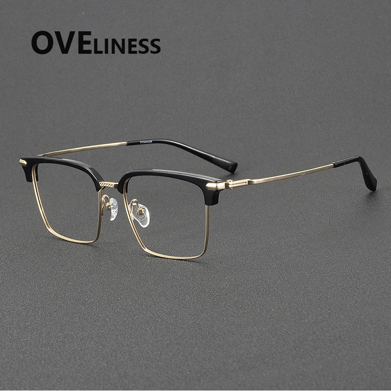 2025 New Titanium Acetate Eyeglasses Frame Men Square Retro High Quality Glasses Frame Women Korea Luxury Brand Designer Eyewear
2025 New Titanium Acetate Eyeglasses Frame Men Square Retro High Quality Glasses Frame Women Korea Luxury Brand Designer Eyewear