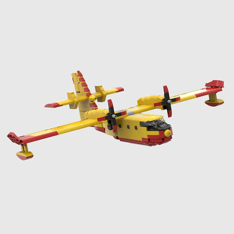 CL-415 Firefighting Aircraft Model MOC Building Bricks War Equipment Modular Technology Gifts Holiday Assemble Children Toy Suit
CL-415 Firefighting Aircraft Model MOC Building Bricks War Equipment Modular Technology Gifts Holiday Assemble Children Toy Suit