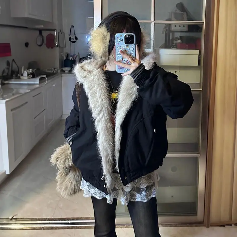 Subculture Sweet Cool Black Cowboy Hooded Parkas Autumn Winter Vintage Padded Coats Y2k Aesthetic Punk Street Grunge Jackets
Subculture Sweet Cool Black Cowboy Hooded Parkas Autumn Winter Vintage Padded Coats Y2k Aesthetic Punk Street Grunge Jackets