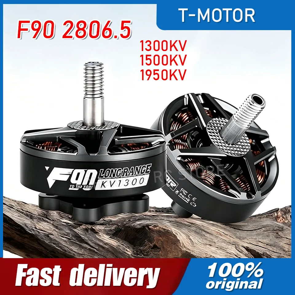 T-Motor F90 2806.5 1300/1500/1950KV 5-6S Brushless Motor 4mm Titanium Shaft for FPV Racing Freestyle 5/6/7inch Long Range Drones
T-Motor F90 2806.5 1300/1500/1950KV 5-6S Brushless Motor 4mm Titanium Shaft for FPV Racing Freestyle 5/6/7inch Long Range Drones