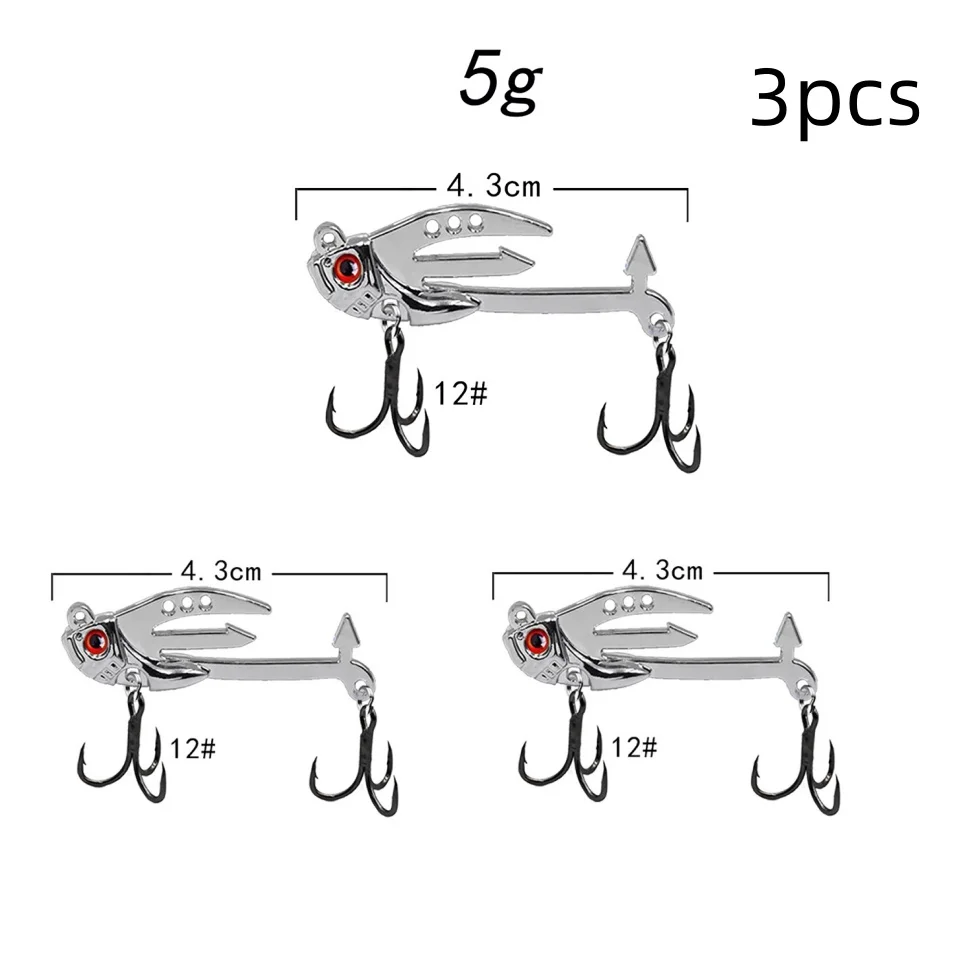 〔ODS13〕1/3Pcs Metal VIB Fishing Lure 2 In 1 Long Throwing Realistic 3D Eyes For Catfish Bass Trout Tackle Bait
〔ODS13〕1/3Pcs Metal VIB Fishing Lure 2 In 1 Long Throwing Realistic 3D Eyes For Catfish Bass Trout Tackle Bait