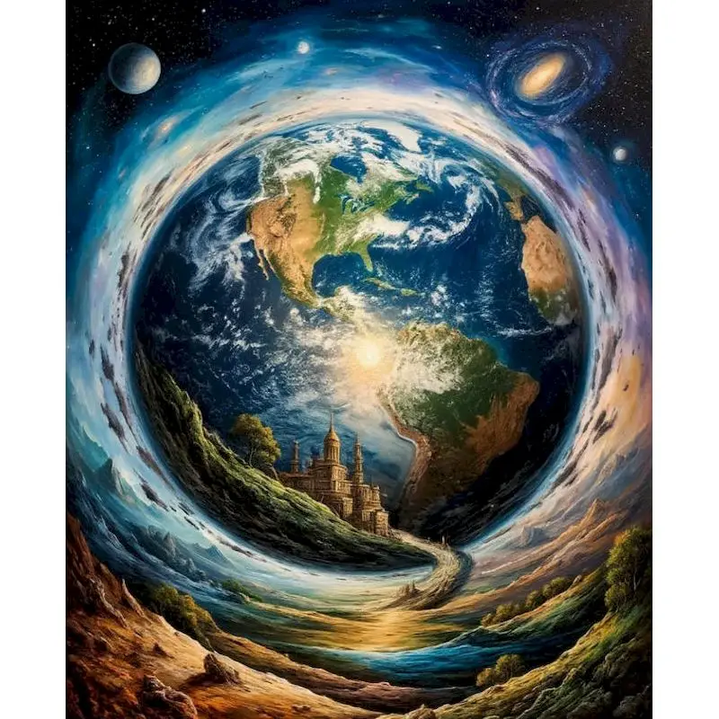GATYZTORY Earth Paint By Numbers Crafts Painting With Numbers Landscape Easy Acrylic on Canvas Handmade Artwork
GATYZTORY Earth Paint By Numbers Crafts Painting With Numbers Landscape Easy Acrylic on Canvas Handmade Artwork