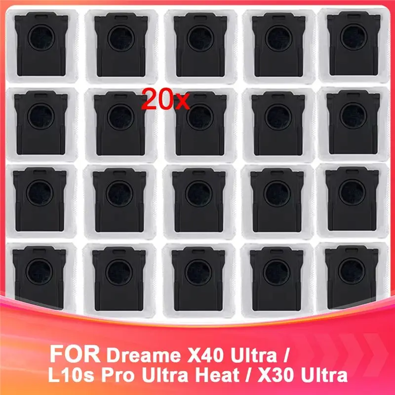 ABRE-For Dreame X40 Ultra / L10s Pro Ultra Heat / X30 Ultra: Мешки для сбора пыли для роботов-пылесосов, аксессуары, мешки для мусора
ABRE-For Dreame X40 Ultra / L10s Pro Ultra Heat / X30 Ultra: Мешки для сбора пыли для роботов-пылесосов, аксессуары, мешки для мусора