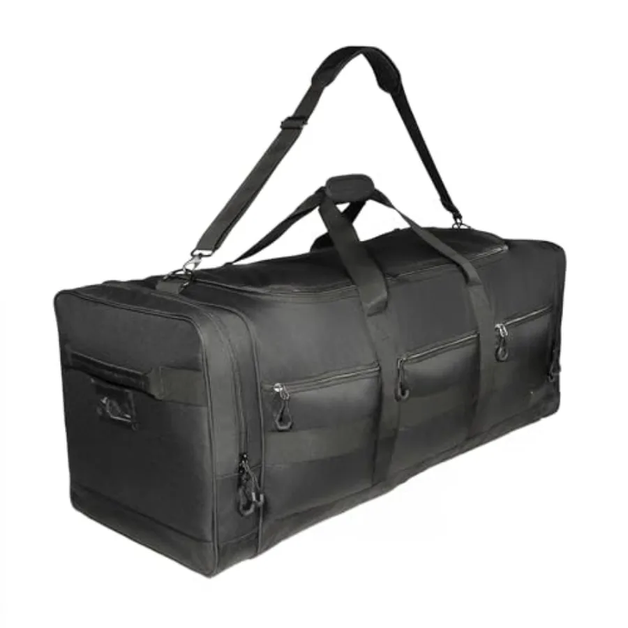 140L 38" Heavy Duty Extra Large Sports Equipment Duffle Bag with Upgrade Zipper, Durable and Water Resistant. Perfect for Trave
140L 38" Heavy Duty Extra Large Sports Equipment Duffle Bag with Upgrade Zipper, Durable and Water Resistant. Perfect for Trave