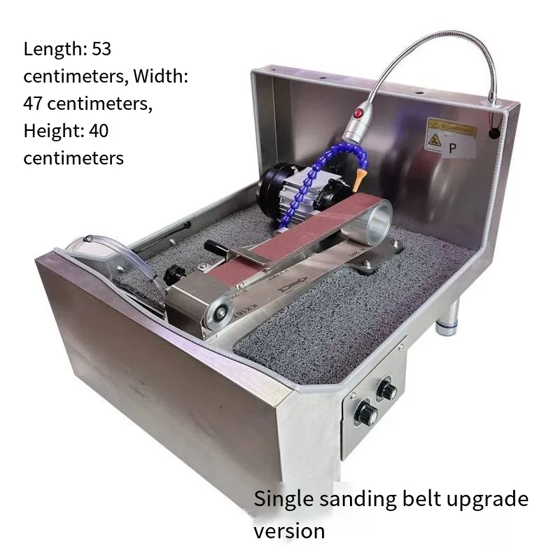 Double Abrasive Belt Water-Cooled Multi-Functional Knife Sharpening Stall Machine Business Start-Up Mobile Sharpener 1 Year 550W
Double Abrasive Belt Water-Cooled Multi-Functional Knife Sharpening Stall Machine Business Start-Up Mobile Sharpener 1 Year 550W
