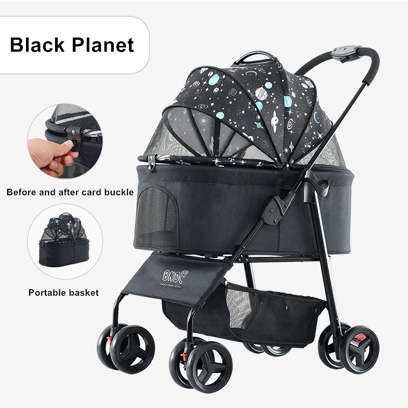 Portable Double Brake Pet Stroller One Hand Fold Up Pet Stroller For Dogs And Cats
Portable Double Brake Pet Stroller One Hand Fold Up Pet Stroller For Dogs And Cats