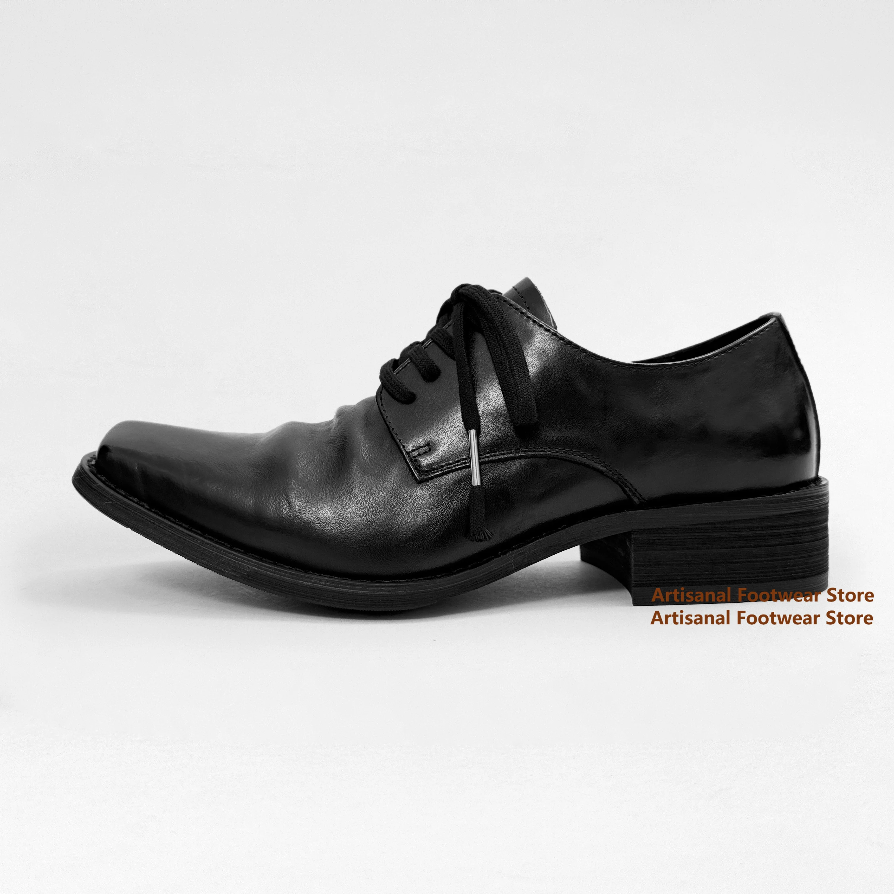 Cowhide Casual Leather Derby Shoes British Style Round Toe Thick-Soled Men's Shoes Trendy Business Dress Shoes Men's Shoes
Cowhide Casual Leather Derby Shoes British Style Round Toe Thick-Soled Men's Shoes Trendy Business Dress Shoes Men's Shoes