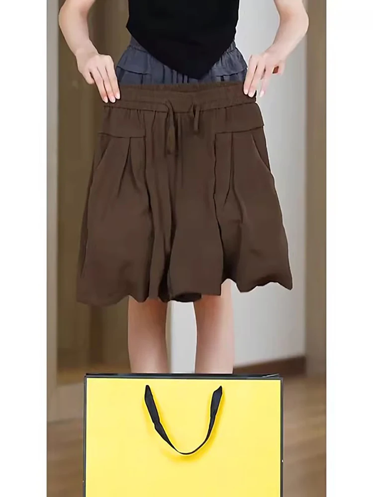 plus Size Ice Silk Thin Wide Leg Short Pants Women's Breathable Summer High Waist Slim A-Line Casual Trousers Trendy
plus Size Ice Silk Thin Wide Leg Short Pants Women's Breathable Summer High Waist Slim A-Line Casual Trousers Trendy