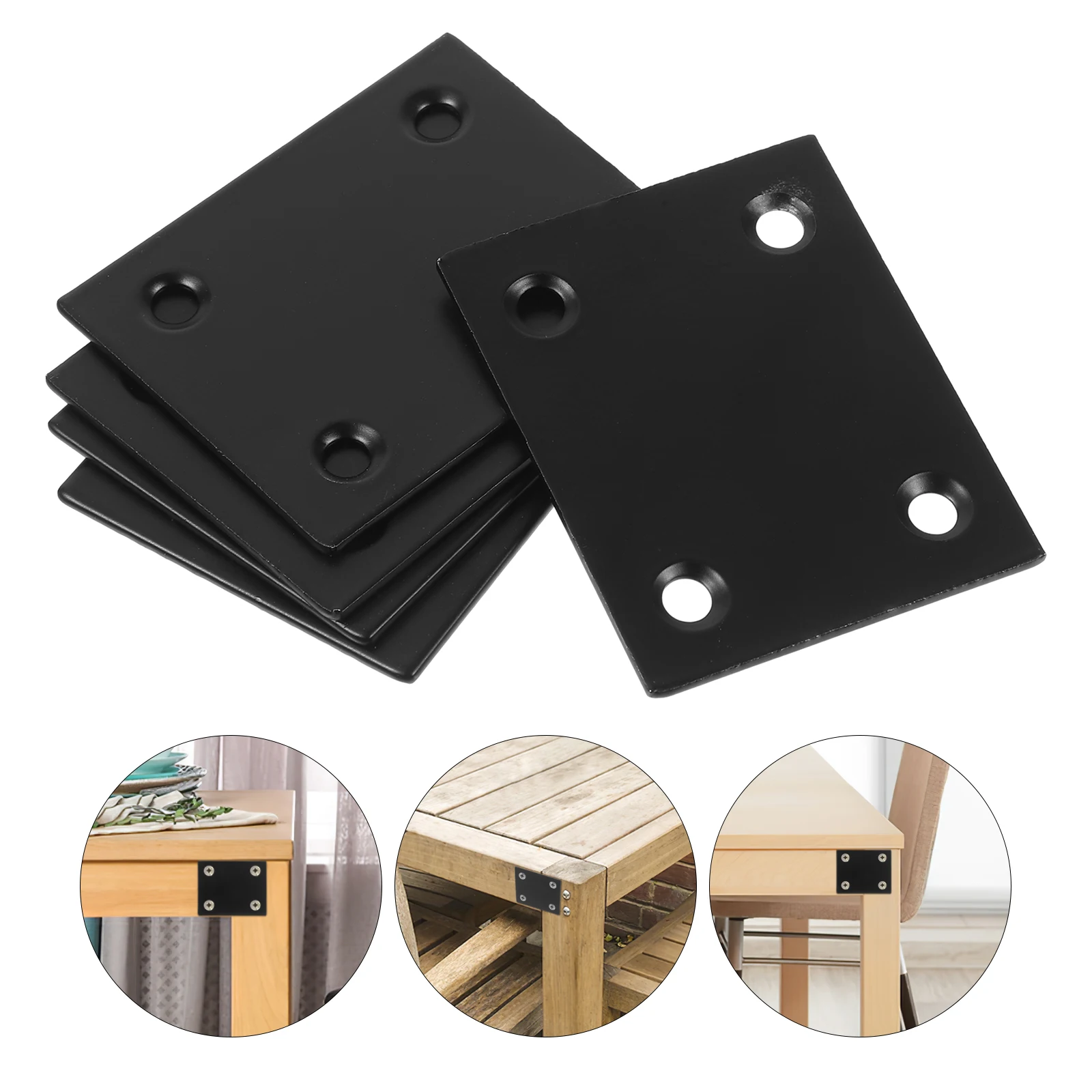5pcs Stainless Steel Flat Bracket Corner Brace Mounting Plate Wood Mending Metal Connector Rust-Resistant niture
5pcs Stainless Steel Flat Bracket Corner Brace Mounting Plate Wood Mending Metal Connector Rust-Resistant niture