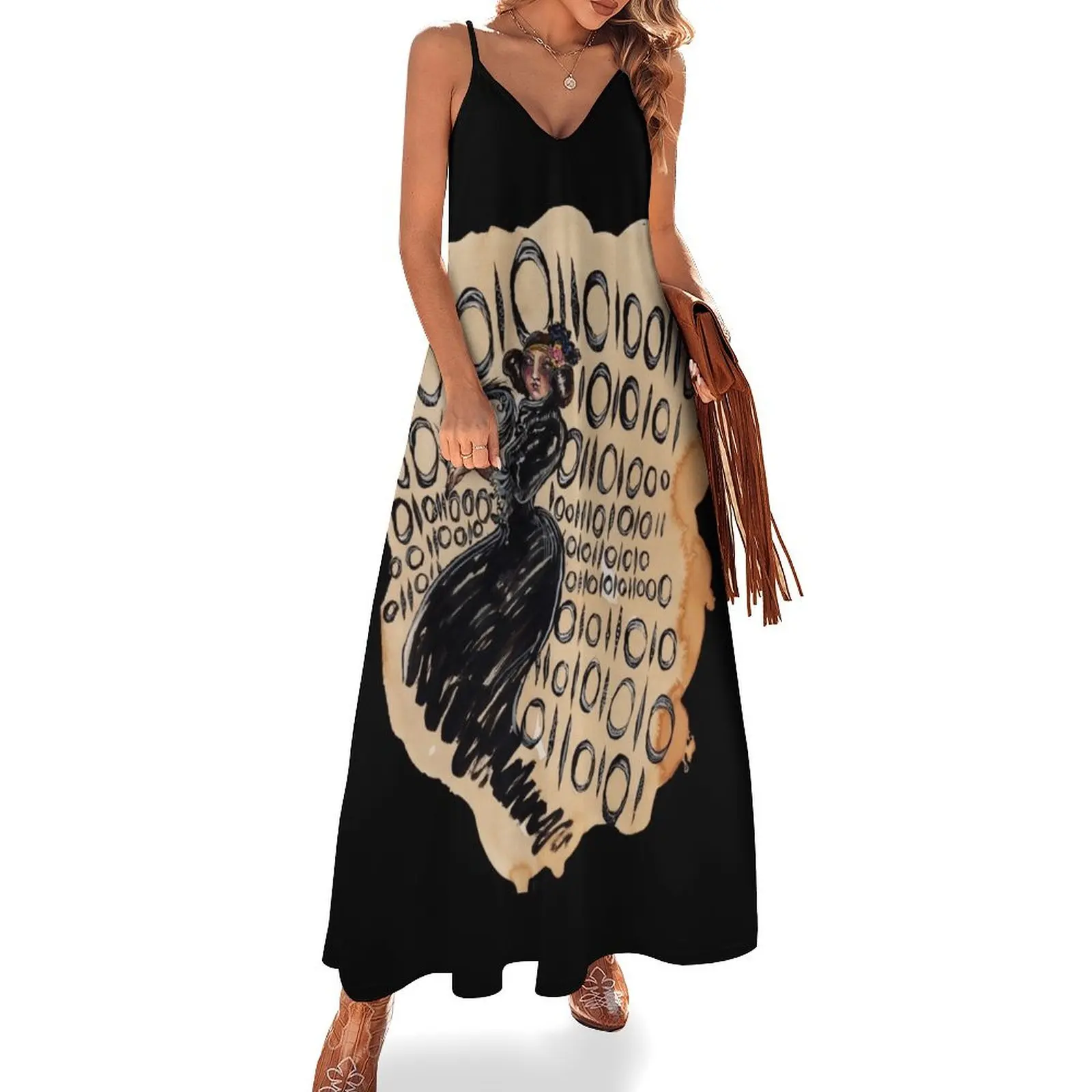 Binary: Ada Lovelace, Enchantress Of Numbers Sleeveless Dress prom clothes evening dress Dress
Binary: Ada Lovelace, Enchantress Of Numbers Sleeveless Dress prom clothes evening dress Dress