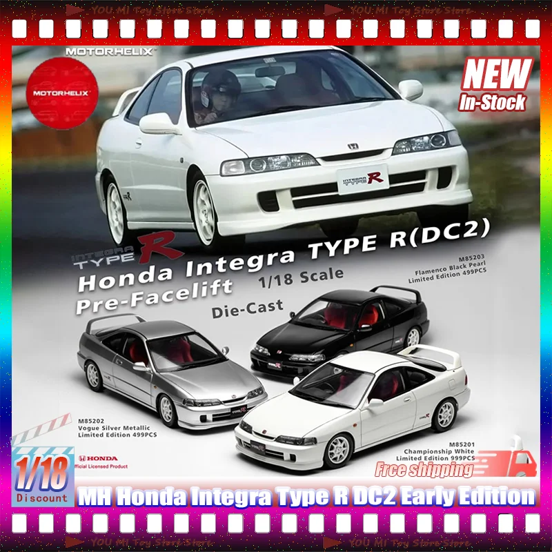 Новинка в наличии Mh 1:18 Honda Integra Type R DC2 Early Edition, имитация сплава, миниатюрные литые модели, коллекционные игрушки, подарок 
Новинка в наличии Mh 1:18 Honda Integra Type R DC2 Early Edition, имитация сплава, миниатюрные литые модели, коллекционные игрушки, подарок